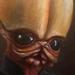 Oil painting star wars Cantina band skate board deck Art Design Thumbnail